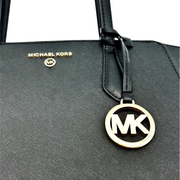 Michael Kors Marilyn Medium Top-Zip Leather Tote Retail $228 Clearance Sale - Picture 3 of 10
